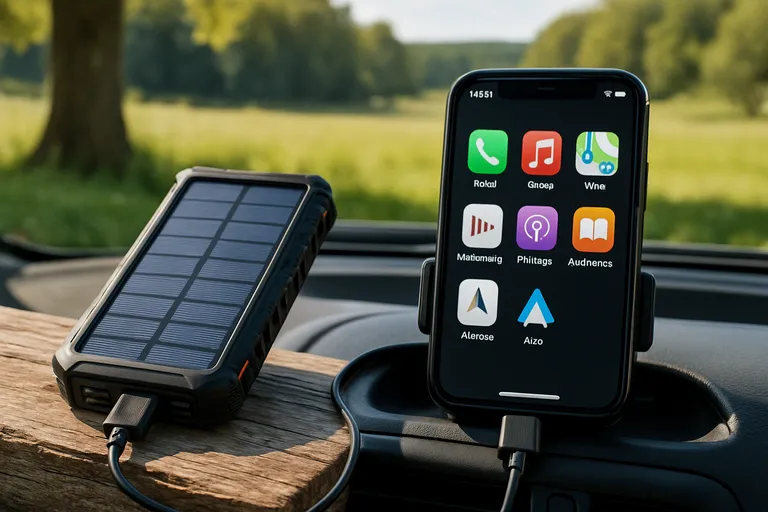 Solar powerbanks en carplay/android auto schermen: voordelen en gebruiktips Solar powerbanks en carplay/android auto schermen: voordelen en gebruiktips